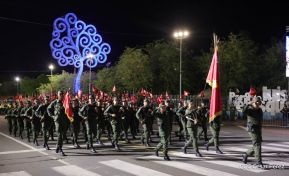 Desfile Pueblo-Ejército en el 45 Aniversario de la Fundación del Ejército de Nicaragua