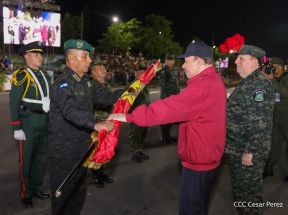 Desfile Pueblo-Ejército en el 45 Aniversario de la Fundación del Ejército de Nicaragua