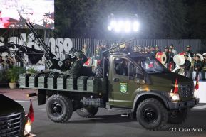 Desfile Pueblo-Ejército en el 45 Aniversario de la Fundación del Ejército de Nicaragua