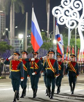 Desfile Pueblo-Ejército en el 45 Aniversario de la Fundación del Ejército de Nicaragua