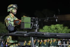Desfile Pueblo-Ejército en el 45 Aniversario de la Fundación del Ejército de Nicaragua