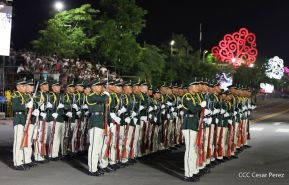 Desfile Pueblo-Ejército en el 45 Aniversario de la Fundación del Ejército de Nicaragua
