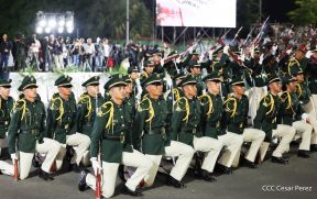 Desfile Pueblo-Ejército en el 45 Aniversario de la Fundación del Ejército de Nicaragua