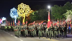 Desfile Pueblo-Ejército en el 45 Aniversario de la Fundación del Ejército de Nicaragua