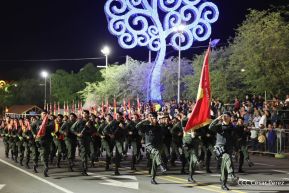 Desfile Pueblo-Ejército en el 45 Aniversario de la Fundación del Ejército de Nicaragua