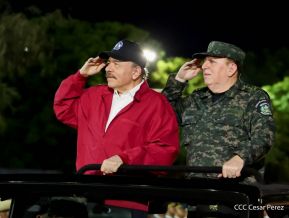 Desfile Pueblo-Ejército en el 45 Aniversario de la Fundación del Ejército de Nicaragua