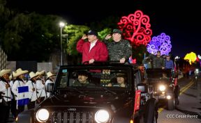 Desfile Pueblo-Ejército en el 45 Aniversario de la Fundación del Ejército de Nicaragua