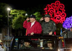 Desfile Pueblo-Ejército en el 45 Aniversario de la Fundación del Ejército de Nicaragua