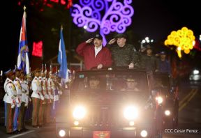 Desfile Pueblo-Ejército en el 45 Aniversario de la Fundación del Ejército de Nicaragua