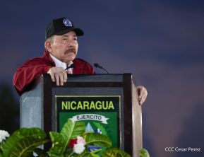 Desfile Pueblo-Ejército en el 45 Aniversario de la Fundación del Ejército de Nicaragua