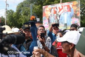 Acto de recibimiento de la Antorcha Centroamericana de la Libertad