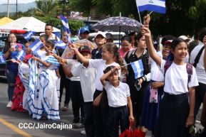 Acto de recibimiento de la Antorcha Centroamericana de la Libertad