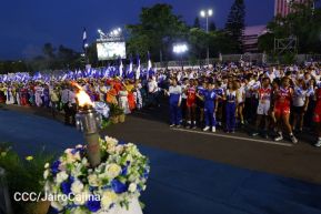 Acto de recibimiento de la Antorcha de la Unión Centroamericana
