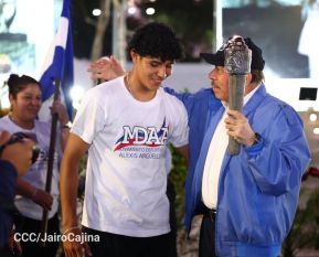 Acto de recibimiento de la Antorcha de la Unión Centroamericana
