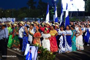 Acto de recibimiento de la Antorcha de la Unión Centroamericana