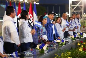 Acto de recibimiento de la Antorcha de la Unión Centroamericana