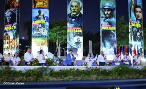 Acto de recibimiento de la Antorcha de la Unión Centroamericana