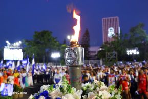 Acto de recibimiento de la Antorcha de la Unión Centroamericana