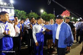 Acto de recibimiento de la Antorcha de la Unión Centroamericana