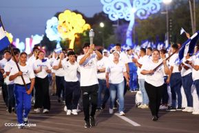 Acto de recibimiento de la Antorcha de la Unión Centroamericana