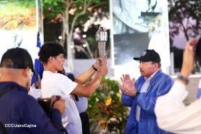 Acto de recibimiento de la Antorcha de la Unión Centroamericana