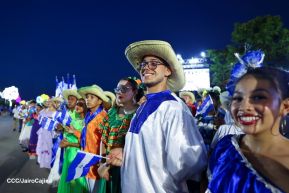 Acto de recibimiento de la Antorcha de la Unión Centroamericana