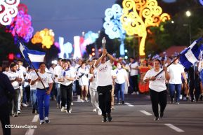 Acto de recibimiento de la Antorcha de la Unión Centroamericana