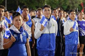 Acto de recibimiento de la Antorcha de la Unión Centroamericana