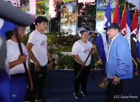 Acto de recibimiento de la Antorcha de la Unión Centroamericana