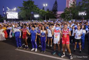 Acto de recibimiento de la Antorcha de la Unión Centroamericana