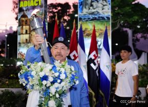 Acto de recibimiento de la Antorcha de la Unión Centroamericana