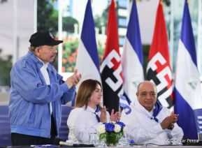 Acto de recibimiento de la Antorcha de la Unión Centroamericana