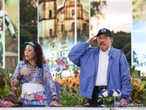 Acto de recibimiento de la Antorcha de la Unión Centroamericana