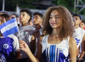 Acto de recibimiento de la Antorcha de la Unión Centroamericana