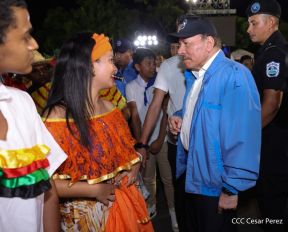 Acto de recibimiento de la Antorcha de la Unión Centroamericana