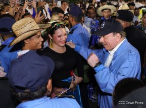 Acto de recibimiento de la Antorcha de la Unión Centroamericana