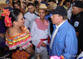 Acto de recibimiento de la Antorcha de la Unión Centroamericana