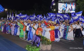 Acto de recibimiento de la Antorcha de la Unión Centroamericana