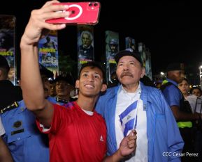 Acto de recibimiento de la Antorcha de la Unión Centroamericana
