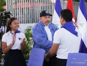 Acto de recibimiento de la Antorcha de la Unión Centroamericana