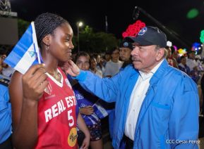 Acto de recibimiento de la Antorcha de la Unión Centroamericana