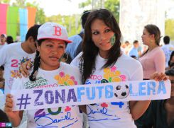 Nicaragüenses disfrutaron inicio del Mundial Brasil 2014 en la “Zona Futbolera”