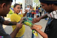 Nicaragüenses disfrutaron inicio del Mundial Brasil 2014 en la “Zona Futbolera”