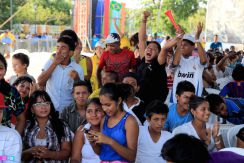 Nicaragüenses disfrutaron inicio del Mundial Brasil 2014 en la “Zona Futbolera”