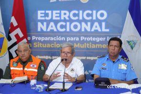Nicaragüenses participan en el III Ejercicio Nacional de Prevención para Proteger la Vida 2024