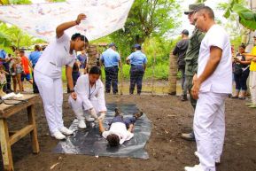 Nicaragüenses participan en el III Ejercicio Nacional de Prevención para Proteger la Vida 2024