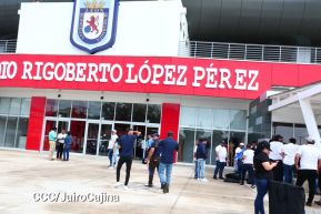 Inauguración del Estadio de Béisbol Rigoberto López Pérez en León