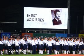 Inauguración del Estadio de Béisbol Rigoberto López Pérez en León
