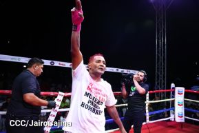 Así se vivió la velada boxística "El Desafío" en el Polideportivo Alexis Argüello