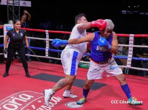 Así se vivió la velada boxística "El Desafío" en el Polideportivo Alexis Argüello